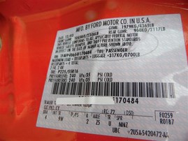 2004 FORD MUSTANG ORANGE 3.9 AT F19071